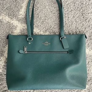Rare color Coach Zip top tote purse